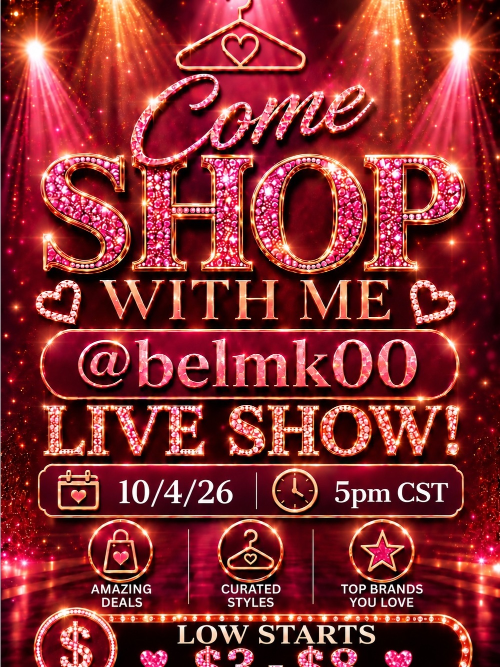 LIVE SHOW 10/4/16 @ 5PM CST